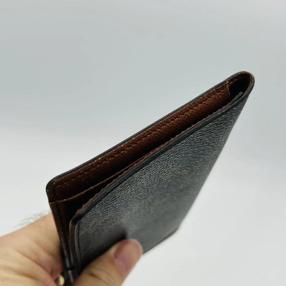 Louis Vuitton Wallet Womens One Size Brown Monogram Long Bifold Credit Card